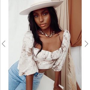 12th Tribe Pacific Time Tie Dye Crop Top